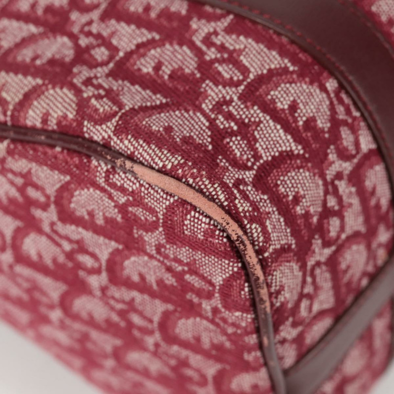 【日本直送】Christian Dior Trotter 帆布波士頓包 紅金 正品 142678V-8