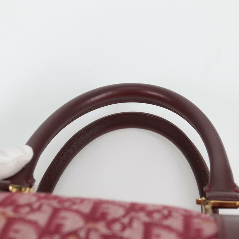 【日本直送】Christian Dior Trotter 帆布波士頓包 紅金 正品 142678V-14