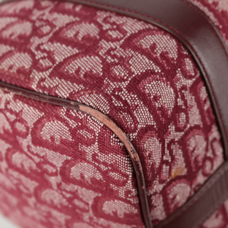 【日本直送】Christian Dior Trotter 帆布波士頓包 紅金 正品 142678V-17