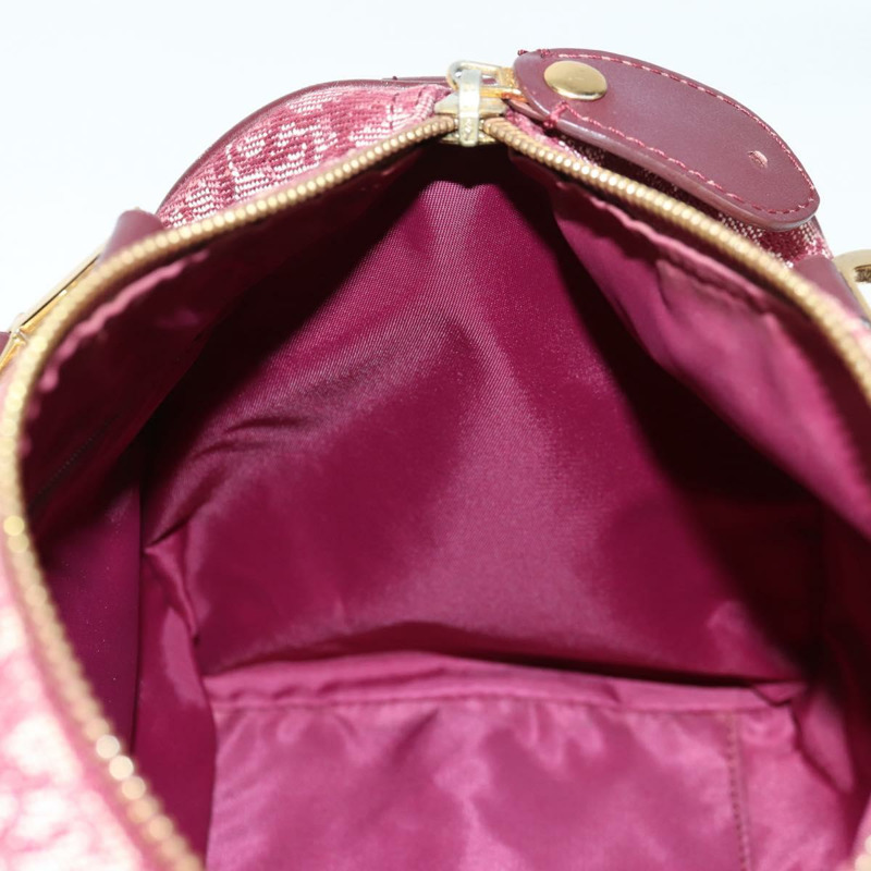 【日本直送】Christian Dior Trotter 帆布波士頓包 紅金 正品 142678V-22