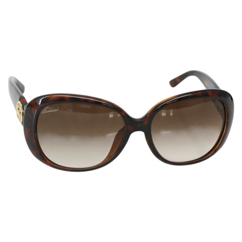GUCCI 太陽眼鏡 塑膠 棕色 正品 143200V