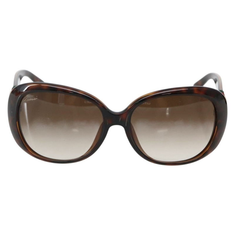 【日本直送】GUCCI 太陽眼鏡 塑膠 棕色 正品 143200V-1