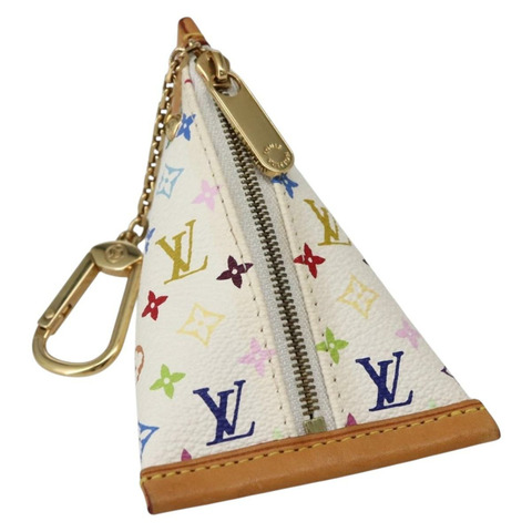 路易威登 Monogram 多色 Berlango 零錢包 白色 M58028 正品 142348V