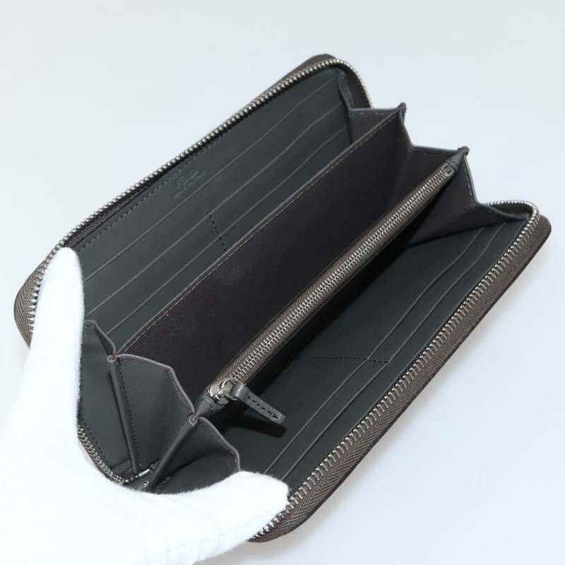 【日本直送】FENDI Hypnotize 長版皮夾 皮革 灰色 正品 142443M-8