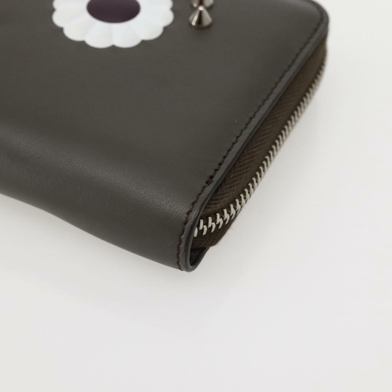 【日本直送】FENDI Hypnotize 長版皮夾 皮革 灰色 正品 142443M-13