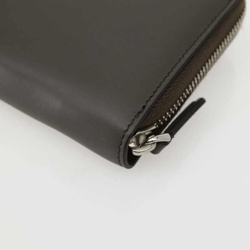 【日本直送】FENDI Hypnotize 長版皮夾 皮革 灰色 正品 142443M-15