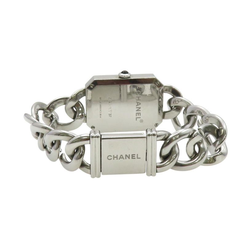 黑色錶盤 不鏽鋼 鍊帶 PREMIERE 腕錶【CHANEL 香奈兒】 H3250-4