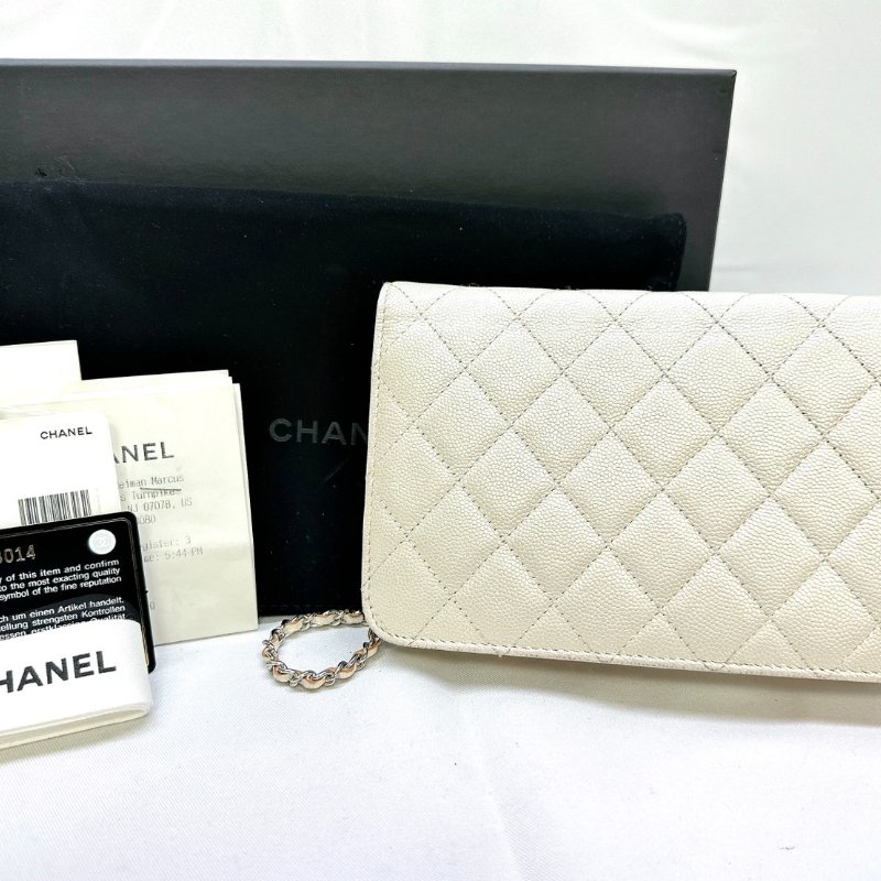 CHANEL 19K荔枝牛woc鏈帶包-1