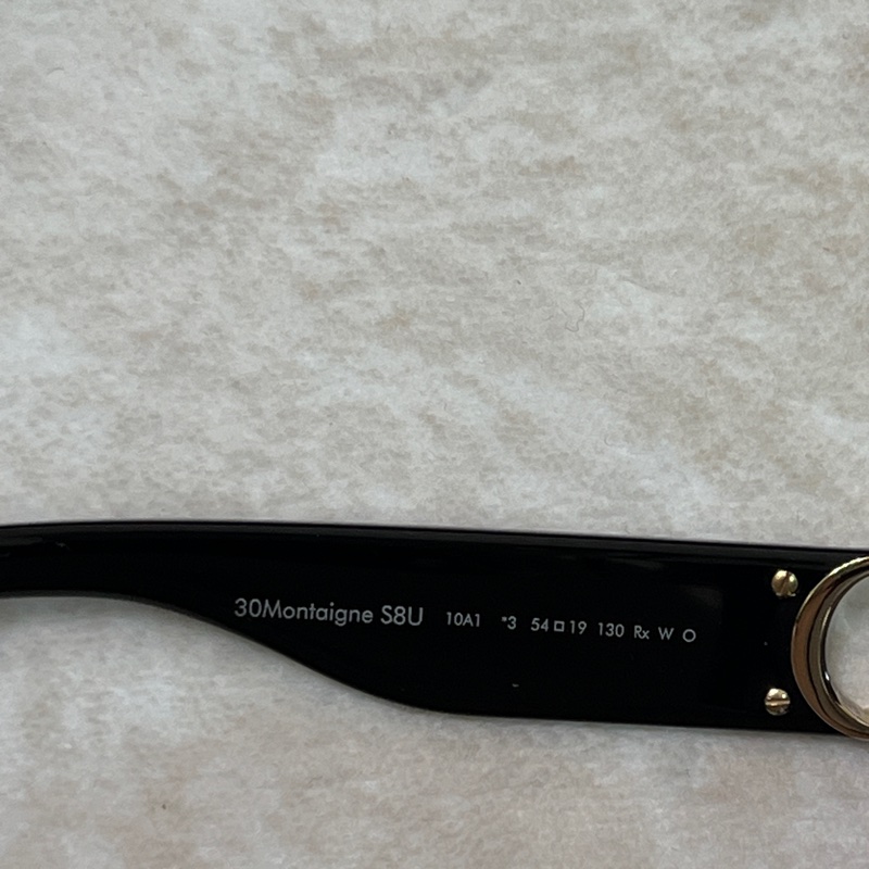 Dior 黑色方框太陽眼鏡 30Montaigne S8U-12