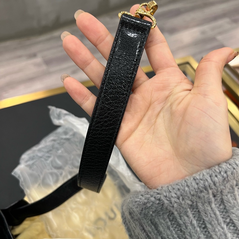 Balenciage 機車包 mini 黑金 底長約23 配件防塵 。-24