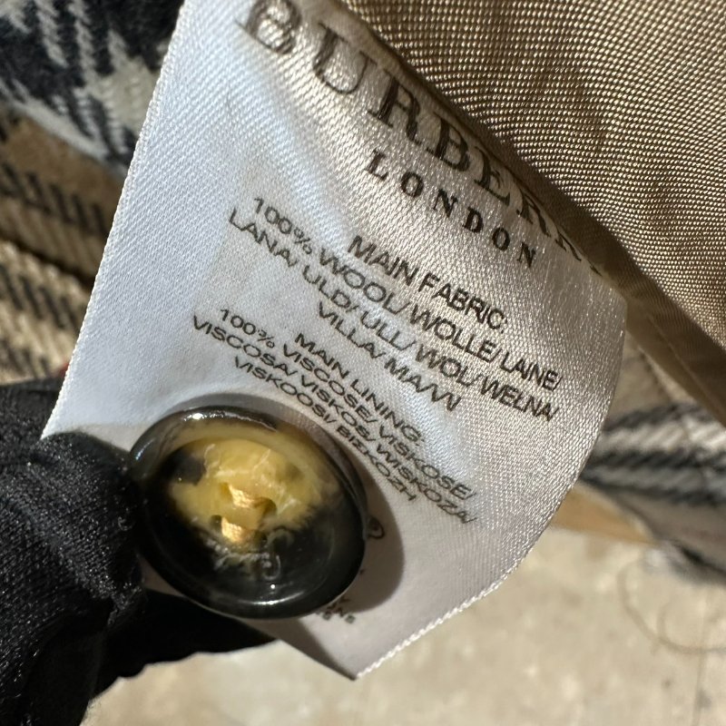 【美收精品】BURBERRY 經典格紋風衣套 4-268【隔月月中將轉賣至日本 上架期限30天】-3