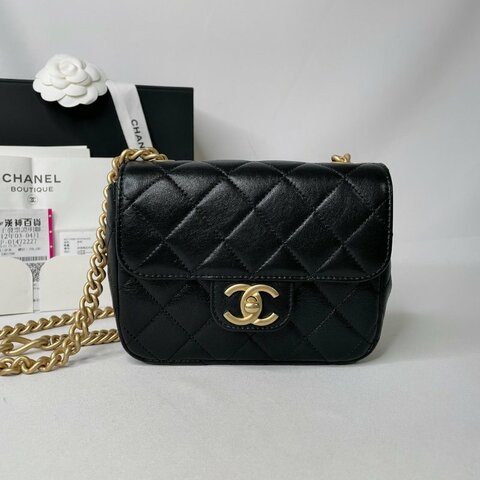 CHANEL 23S雙鍊方胖