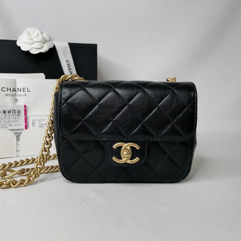 CHANEL 23S雙鍊方胖-0