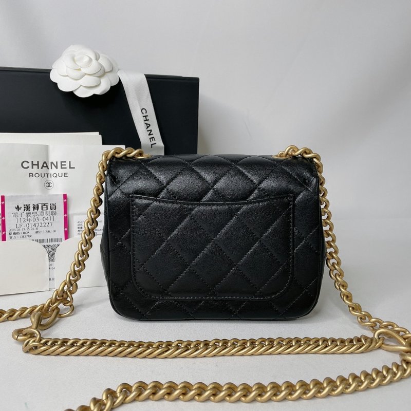 CHANEL 23S雙鍊方胖-1