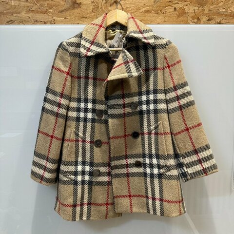 【美收精品】BURBERRY 格紋風衣外套 4-274【隔月月中將轉賣至日本 上架期限30天】