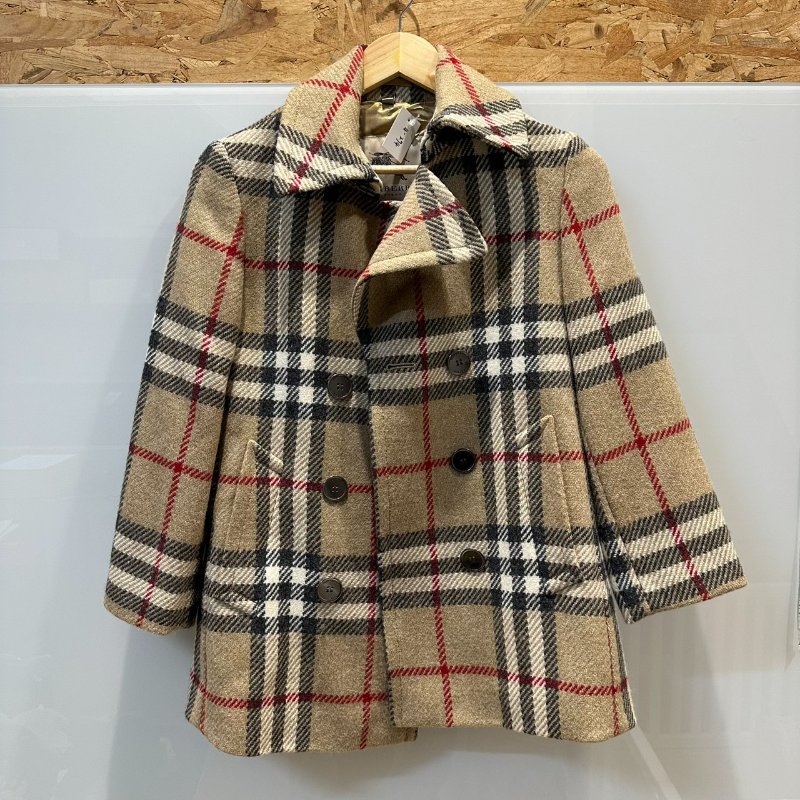 【美收精品】BURBERRY 格紋風衣外套 4-274【隔月月中將轉賣至日本 上架期限30天】-0