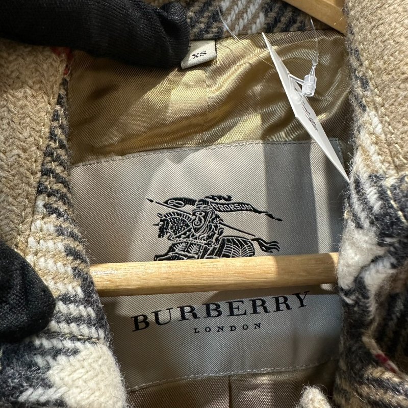 【美收精品】BURBERRY 格紋風衣外套 4-274【隔月月中將轉賣至日本 上架期限30天】-2