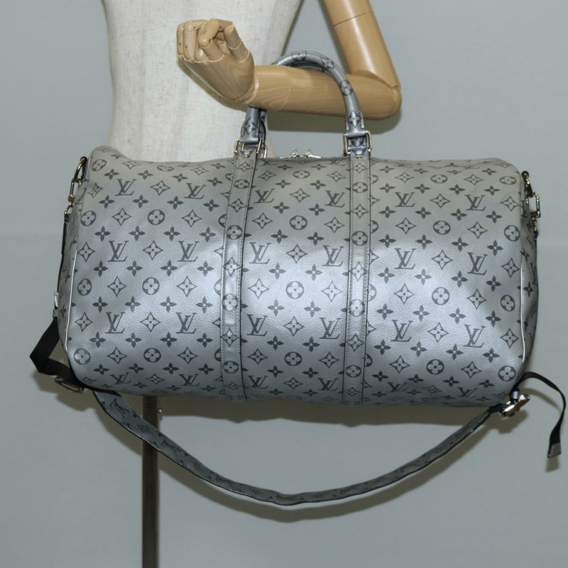 【日本直送】路易威登 Monogram Keepall Bandouliere 50 包銀色 M43848 LV 授權 136294M-31