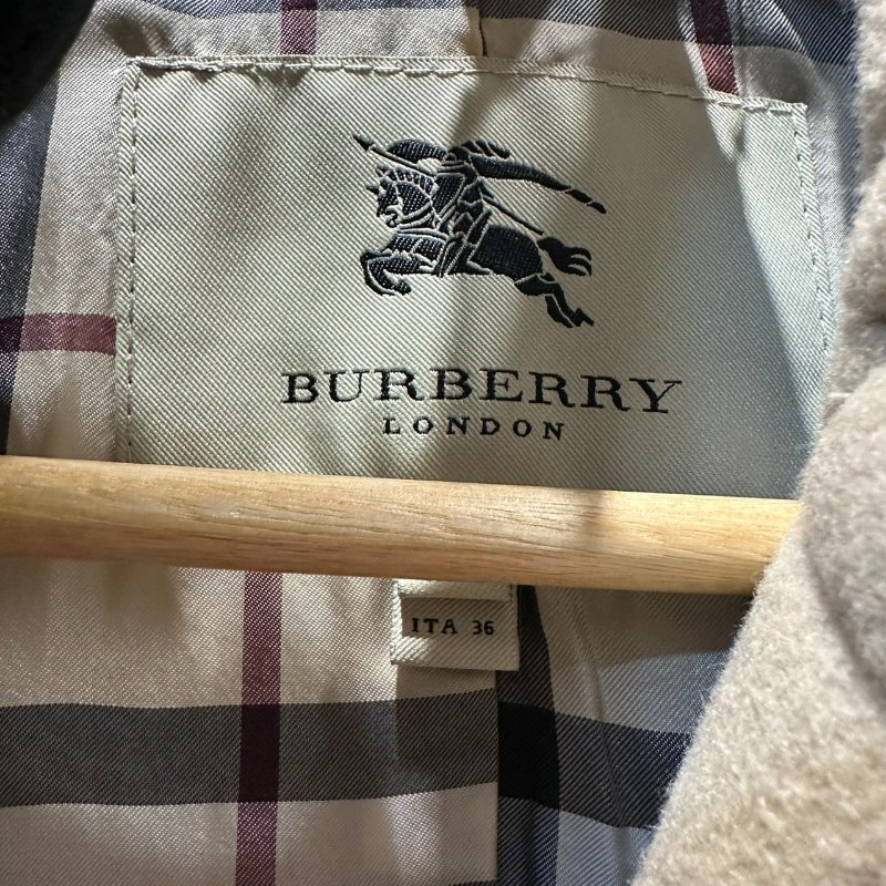 【美收精品】BURBERRY 絨毛上衣外套 4-282【隔月月中將轉賣至日本 上架期限30天】-2