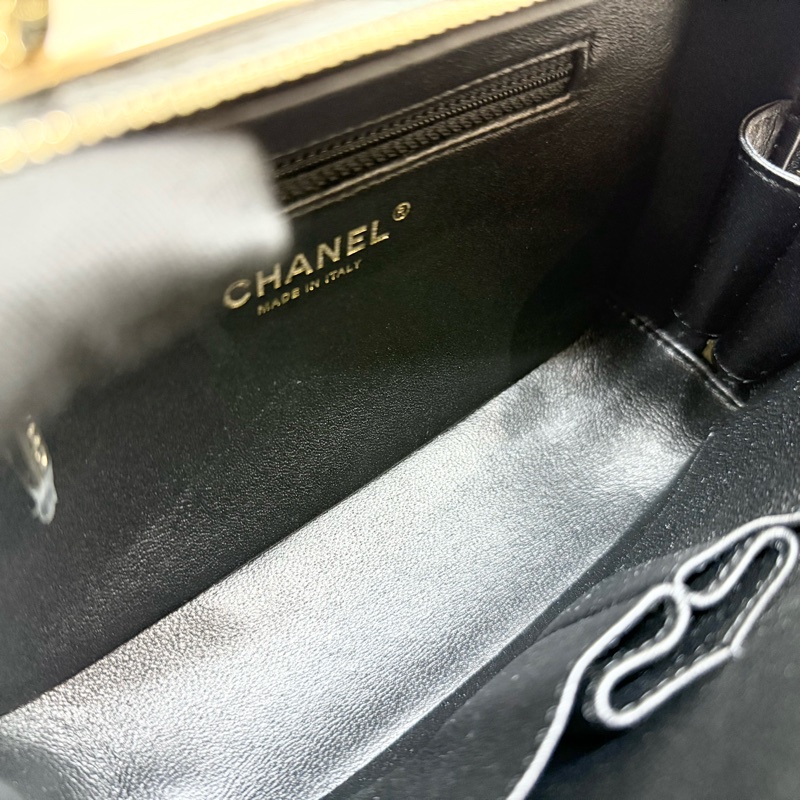 CHANEL黑色羊皮TRENDY CC雙拉鍊相機包AS1627-8