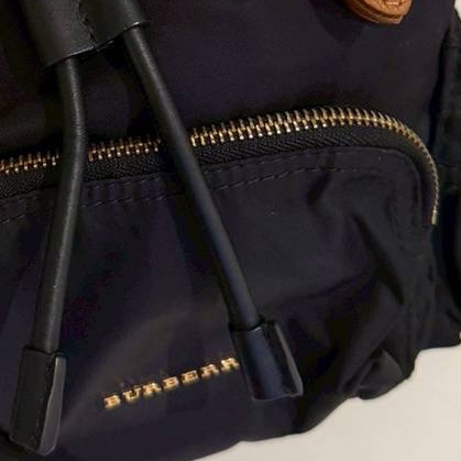 Burberry rucksack 黑金 mini 尼龍 後背包 雙肩包 手提包 肩背包-16