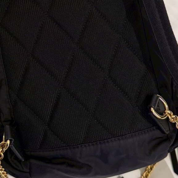Burberry rucksack 黑金 mini 尼龍 後背包 雙肩包 手提包 肩背包-18