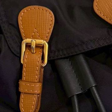 Burberry rucksack 黑金 mini 尼龍 後背包 雙肩包 手提包 肩背包-25