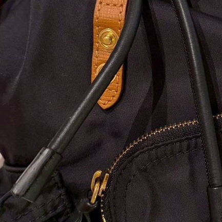 Burberry rucksack 黑金 mini 尼龍 後背包 雙肩包 手提包 肩背包-28