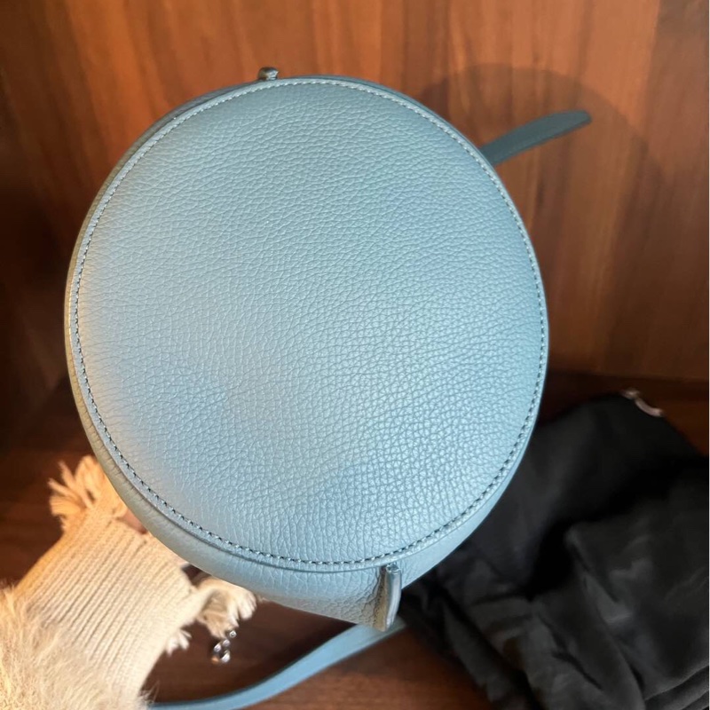 celine藍色 bigbag mini水桶單肩包,牛皮,尺寸:15*15*20-2