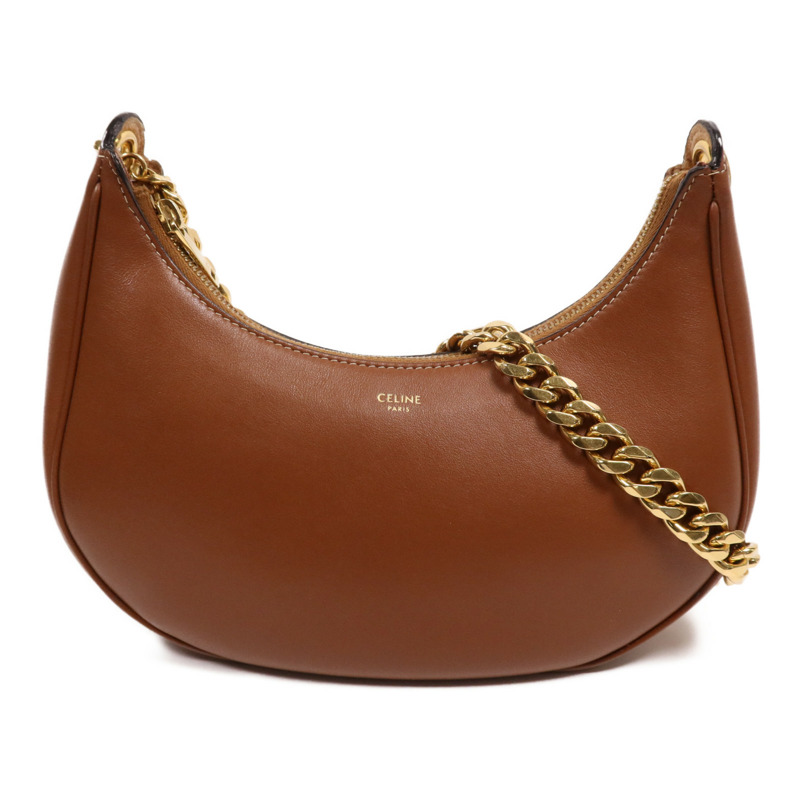 CELINE 牛皮皮革Medium Ava Chain金扣鏈帶肩背袋-0
