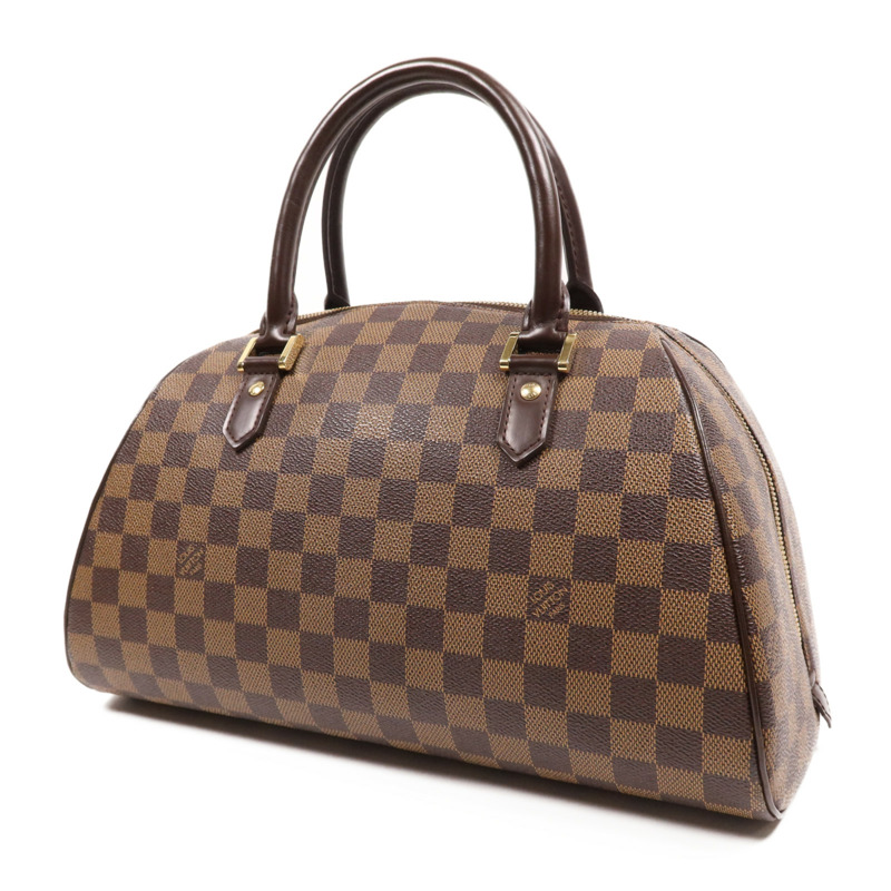 LOUIS VUITTON Damier Ribera MM金扣手挽袋-2