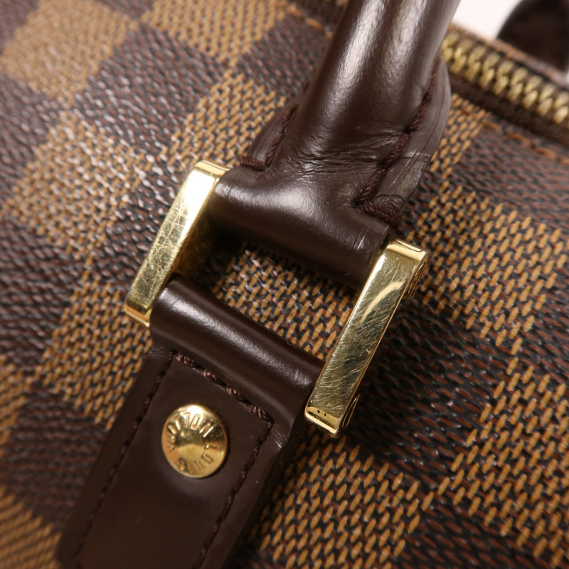 LOUIS VUITTON Damier Ribera MM金扣手挽袋-7