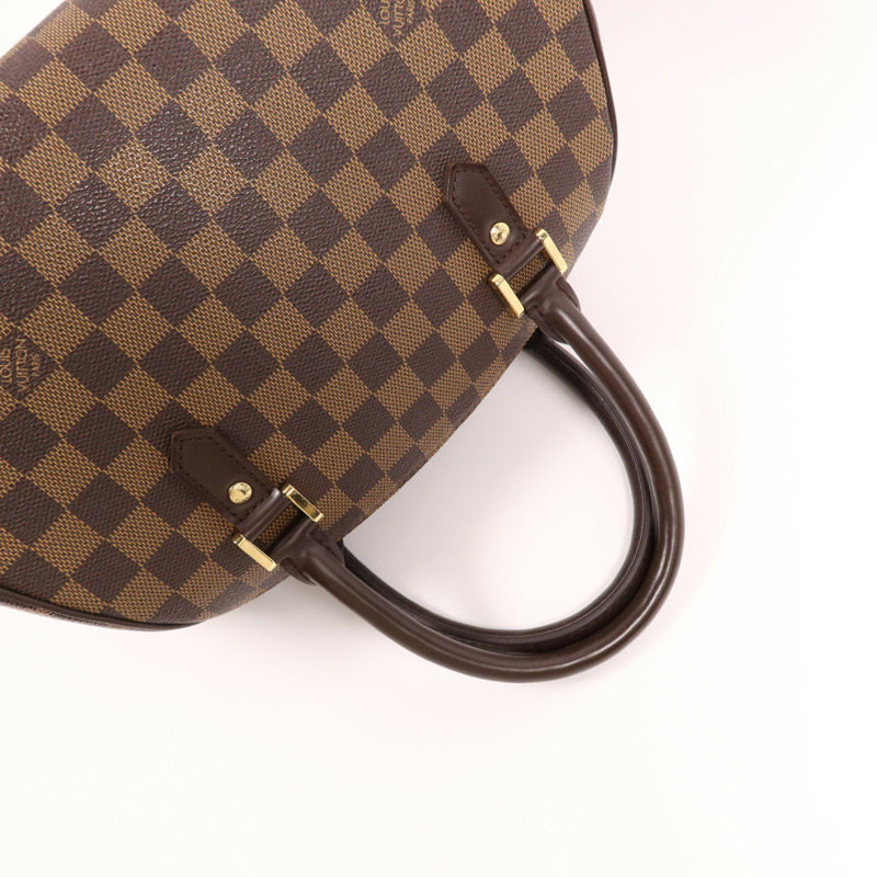 LOUIS VUITTON Damier Ribera MM金扣手挽袋-11