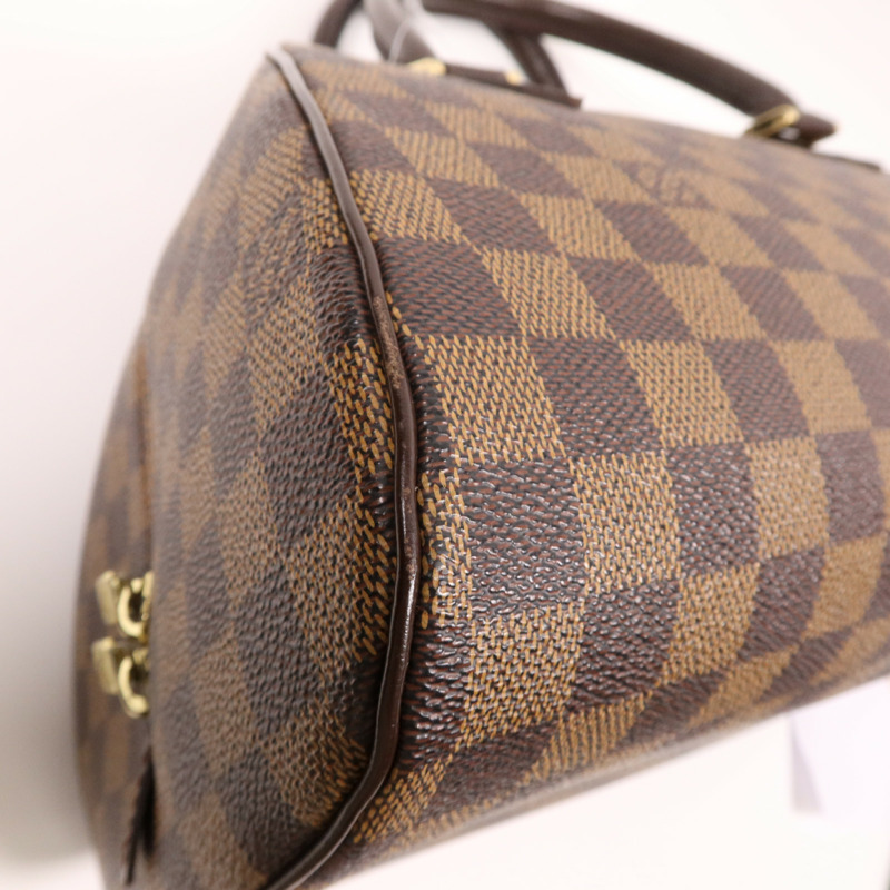LOUIS VUITTON Damier Ribera MM金扣手挽袋-13