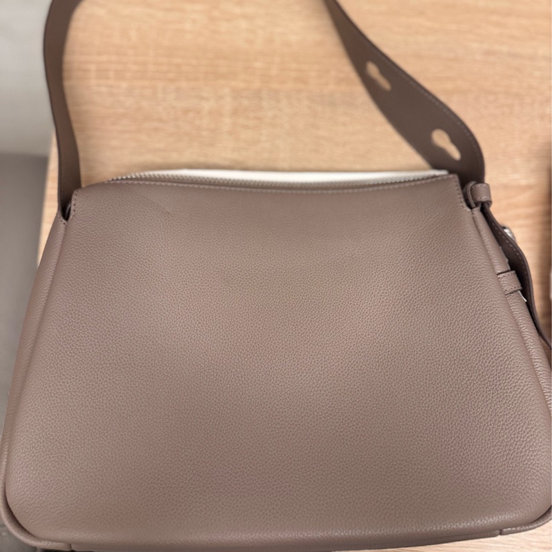 (全新)Tory Burch ROMY肩包 荔枝紋皮革-0