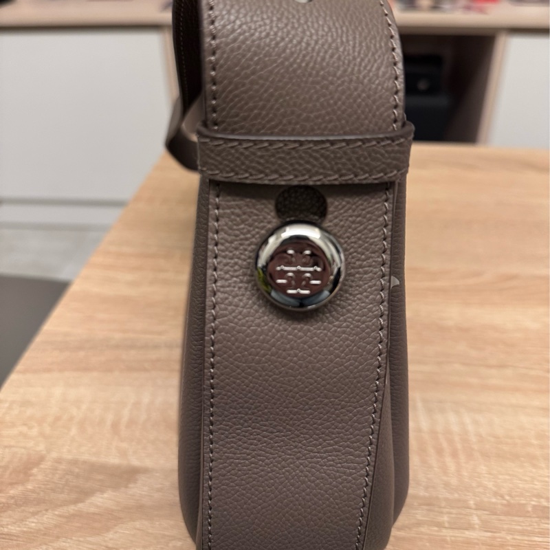 (全新)Tory Burch ROMY肩包 荔枝紋皮革-3