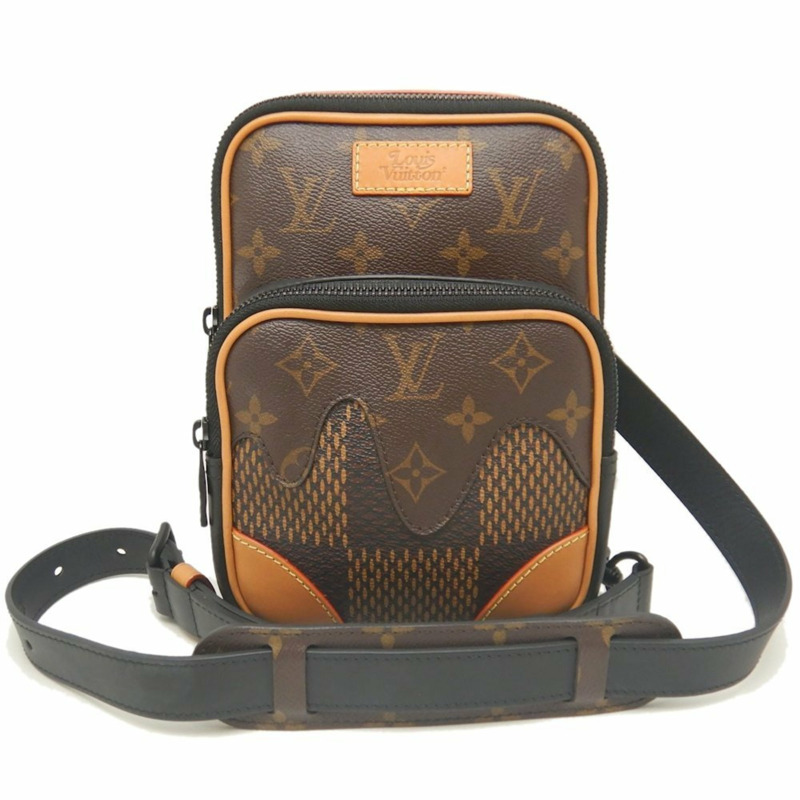 LOUIS VUITTON Damier Giant Amazon 單肩包,NIGO 合作款 N40379,棕色,女款,253251-0