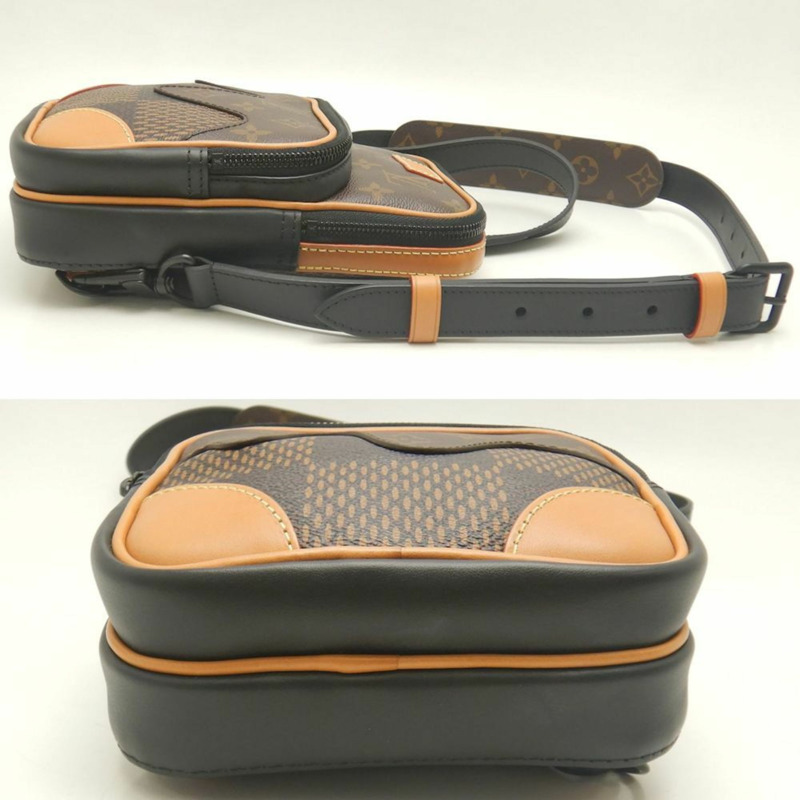 LOUIS VUITTON Damier Giant Amazon 單肩包,NIGO 合作款 N40379,棕色,女款,253251-3