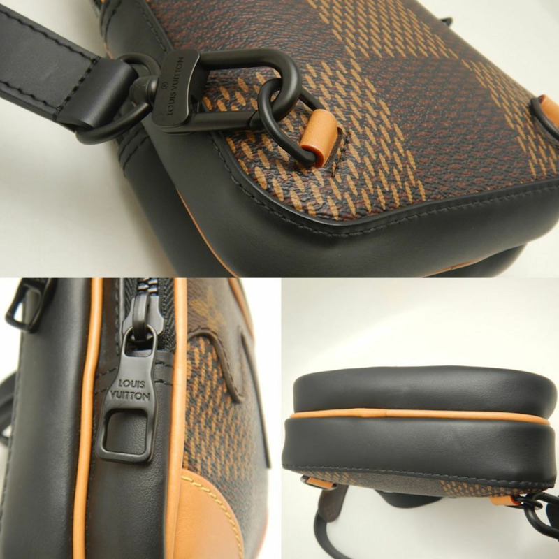 LOUIS VUITTON Damier Giant Amazon 單肩包,NIGO 合作款 N40379,棕色,女款,253251-6