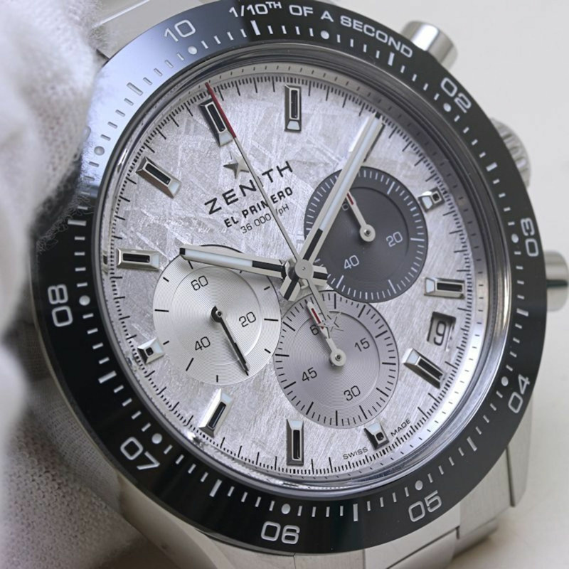 ZENITH Chronomaster Sport 03.3120.3600 隕石男用不銹鋼手錶 40101-5