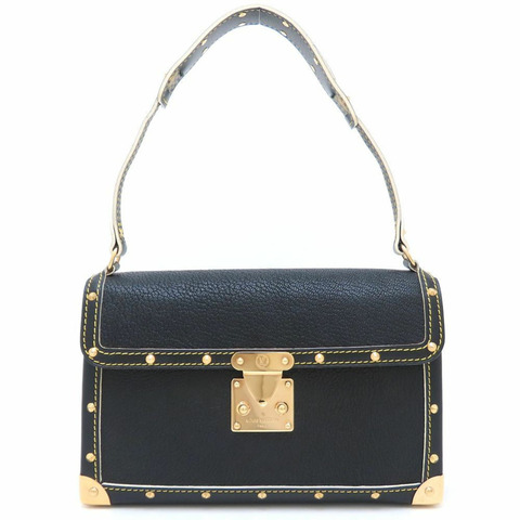 LOUIS VUITTON Suhali Emabre M92847 單肩包，黑色，女款，352763