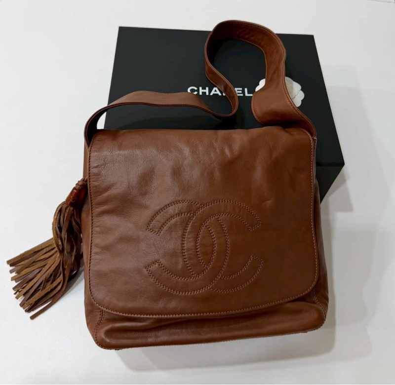 chanel 香奈兒 vintage 玳瑁 焦糖色 斜背包 肩背包 側背包 手提包-0