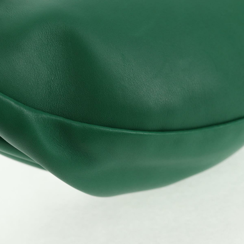 【日本直送】BOTTEGA VENETA 鏈條手拿包 皮革 綠銀 正品 143261M-16