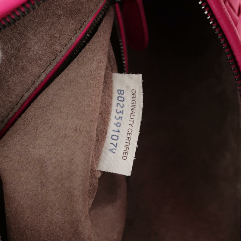 【日本直送】BOTTEGA VENETA INTRECCIATO Hobo 肩背包 皮革 粉紅色 銀色 正品 143823V-10