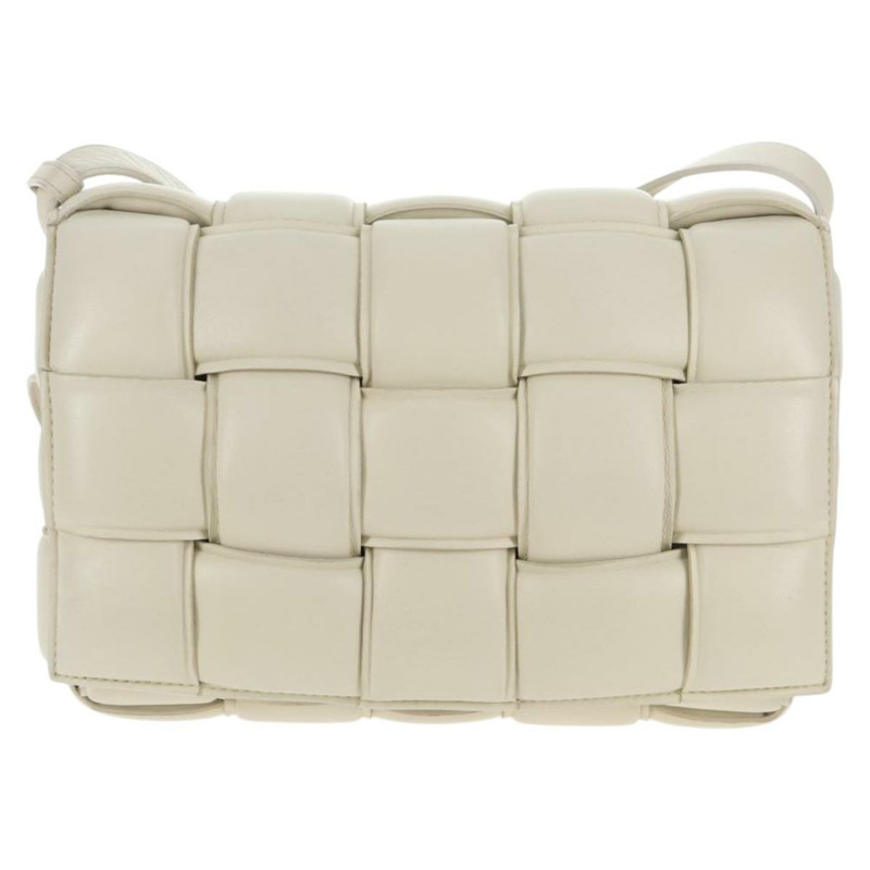 【日本直送】BOTTEGA VENETA MAXI INTRECCIATO Cassette 單肩包 皮革 白色 正品 143340M-12