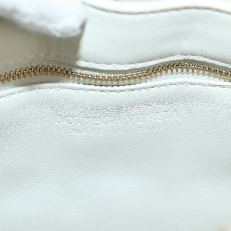 【日本直送】BOTTEGA VENETA MAXI INTRECCIATO Cassette 單肩包 皮革 白色 正品 143340M-18