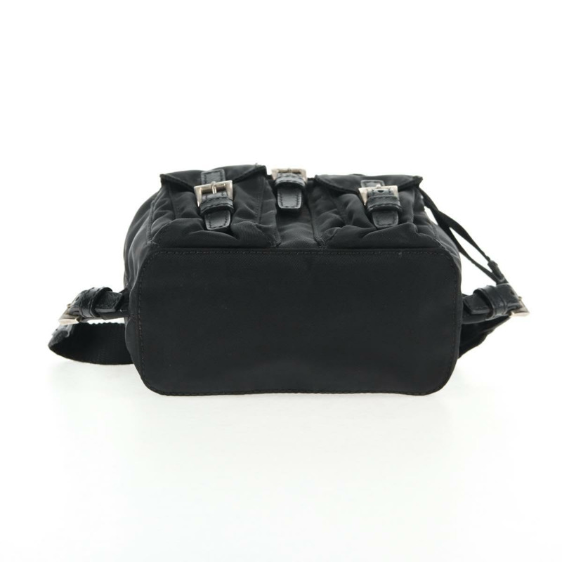 【日本直送】PRADA 鏈條單肩包 尼龍 黑色 銀色 正品 128179M-4