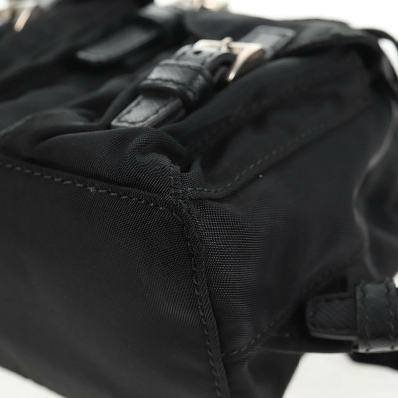 【日本直送】PRADA 鏈條單肩包 尼龍 黑色 銀色 正品 128179M-16