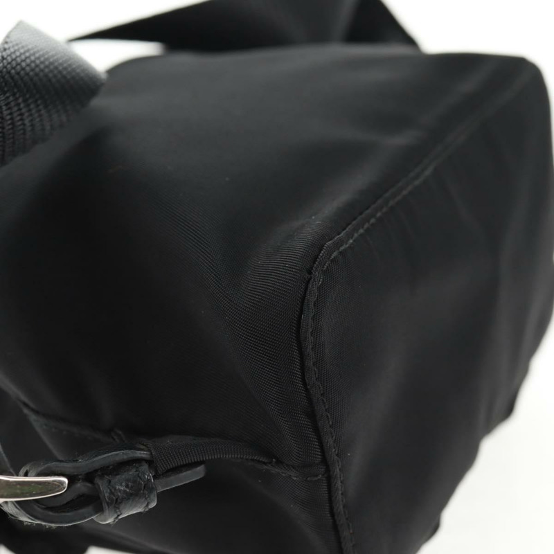 【日本直送】PRADA 鏈條單肩包 尼龍 黑色 銀色 正品 128179M-17