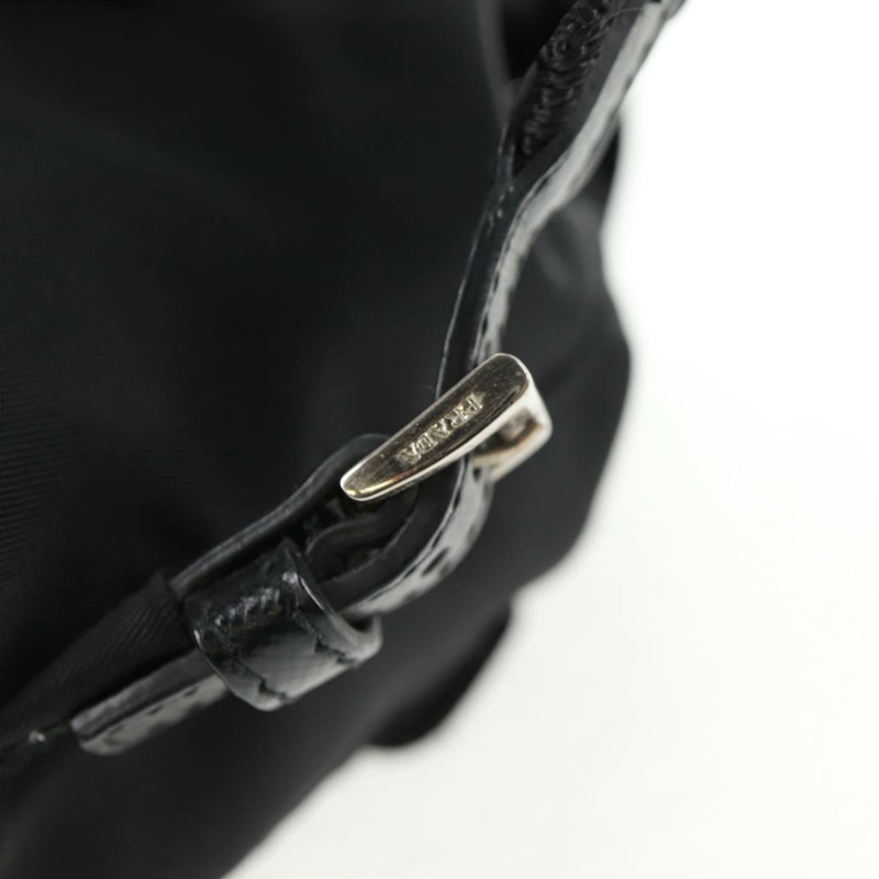 【日本直送】PRADA 鏈條單肩包 尼龍 黑色 銀色 正品 128179M-19